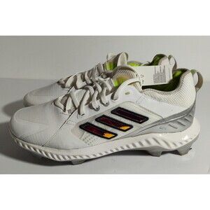 Adidas Pure Hustle Women's Softball Cleats Silver White Size 11